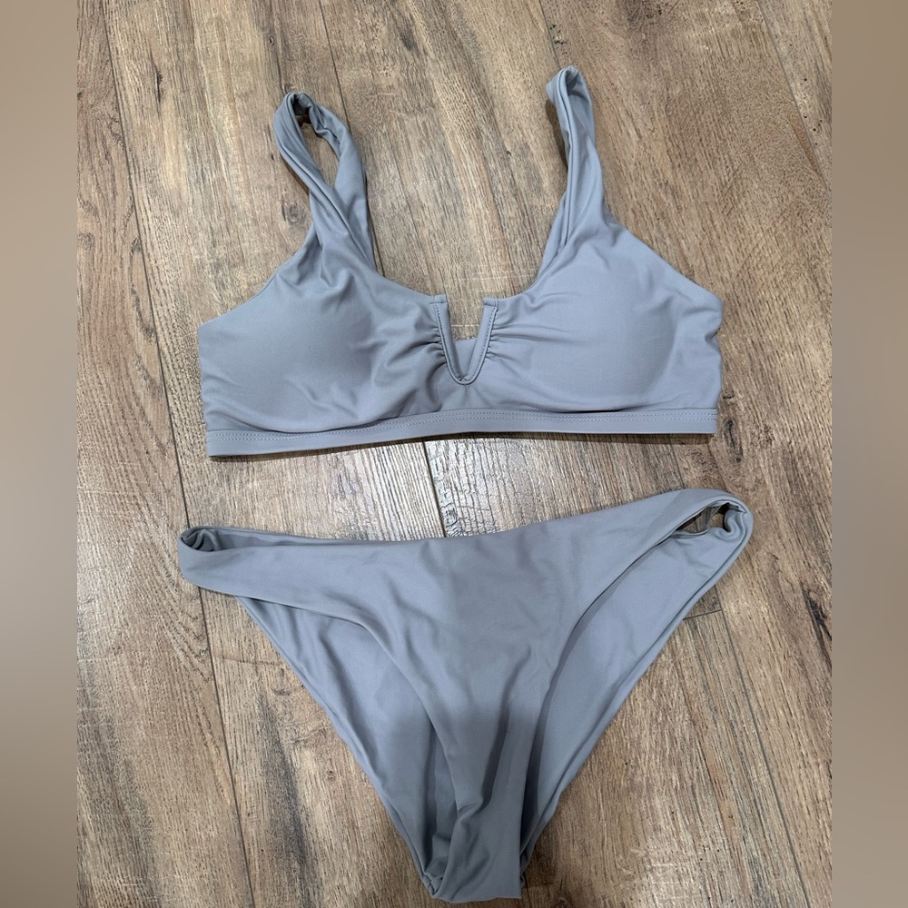 Gray bathing suit